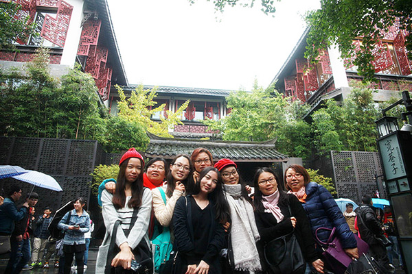 2014柏勝四川遊合影